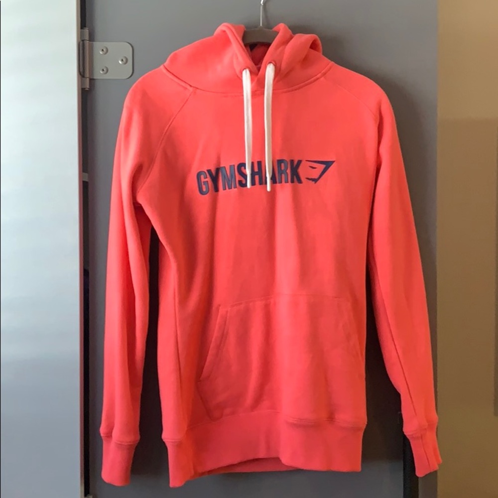 VERY GENTLY USED SZ MED PINK GYMSHARK HOODIE